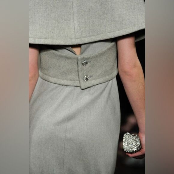 Ralph Lauren Fall 2009 Runway Collection Grey Heather Cashmere Wraparound Stole - Picture 9 of 15